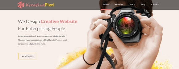 KreativePixel - free website templates