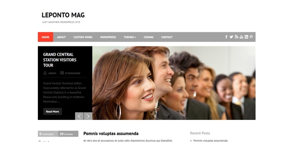 Leponto Mag - best wordpress themes