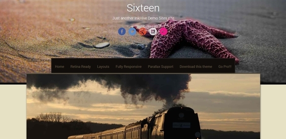 Sixteen - wordpress themes 2014