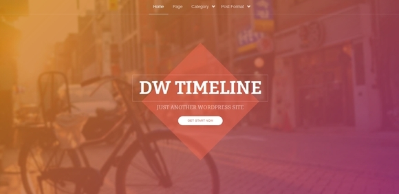 DW Timeline - wordpress themes 2014