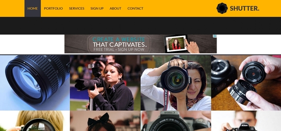 Shutter - free html5 templates
