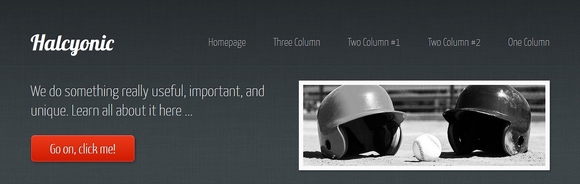Halcyonic - free html5 templates
