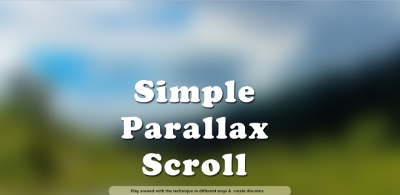 A Simple Parallax Scrolling Technique - jquery parallax scrolling tutorials