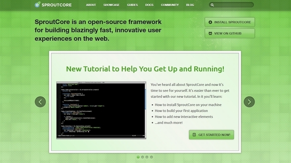 SproutCore - html5 frameworks 2014,