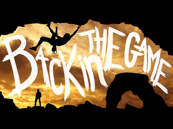 Back In The Game - typography design