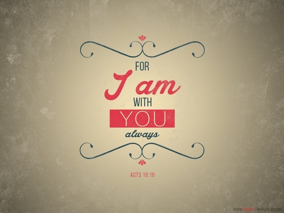 For I am with you always - typography tools