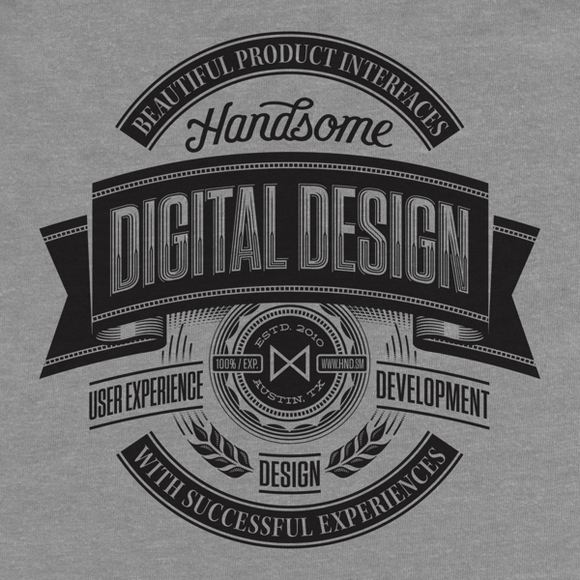 Handsome - typography designs