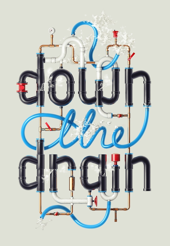 Down the Drain - web design tools