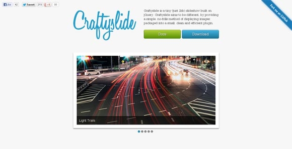 Craftyslide - jquery plugins