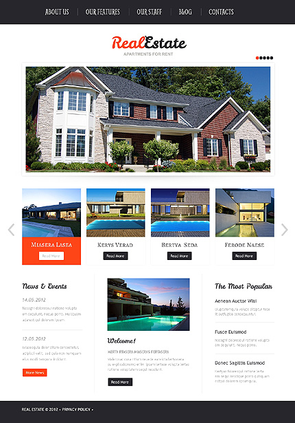  Real Estate Agency WordPress Theme