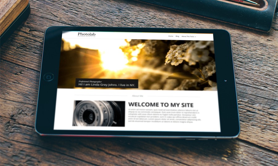 Photo Lab - free blogger templates