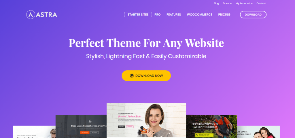 astra wordpress theme