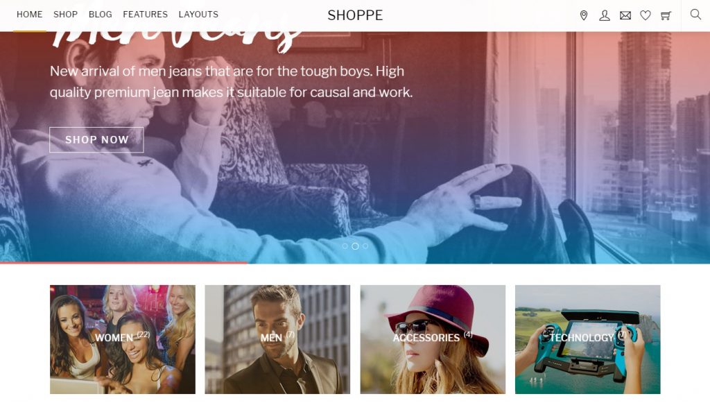 shoppe wordpress theme