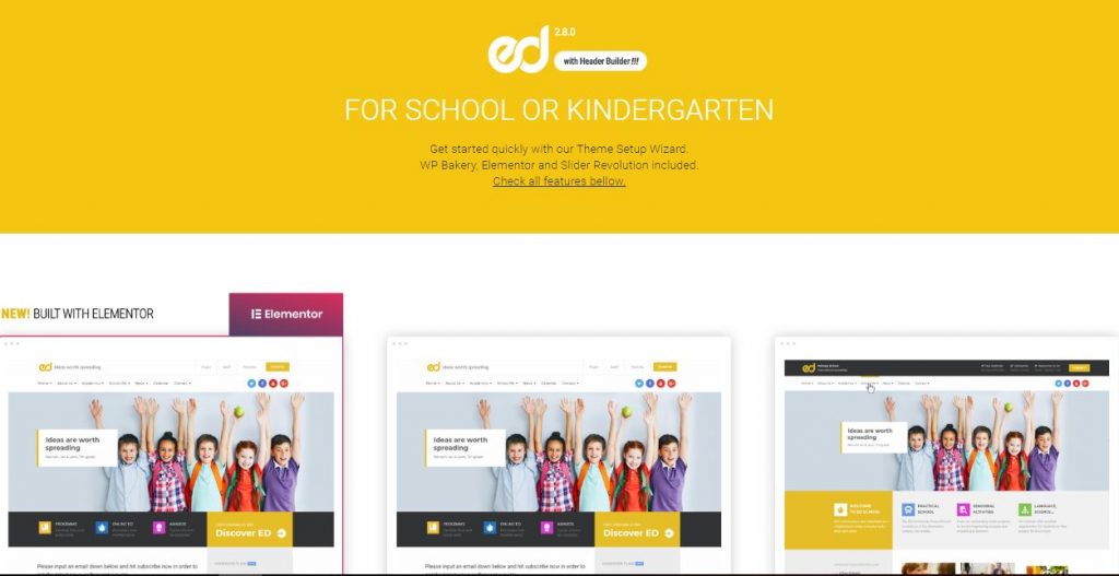 ed school wordpress theme