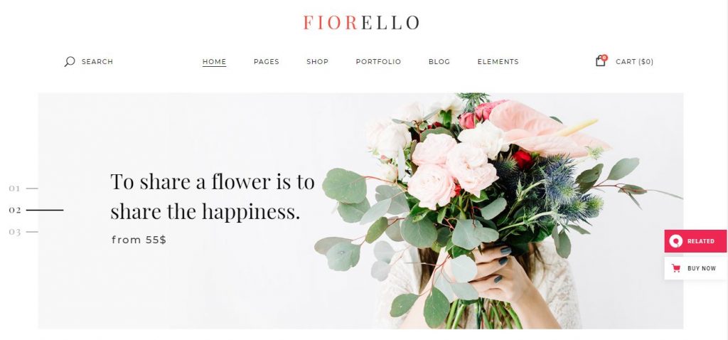 fiorello wordpress theme