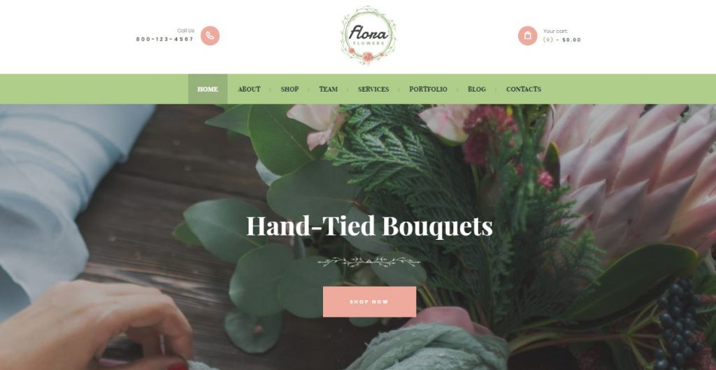 flora wordpress theme