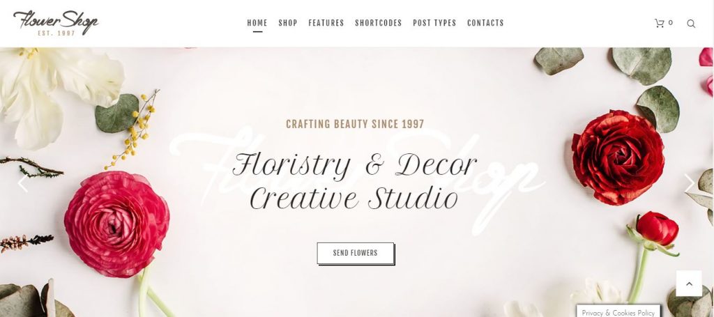 flower shop wordpress theme