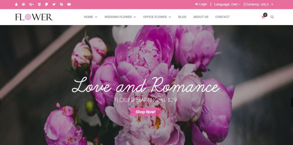 flower wordpress theme