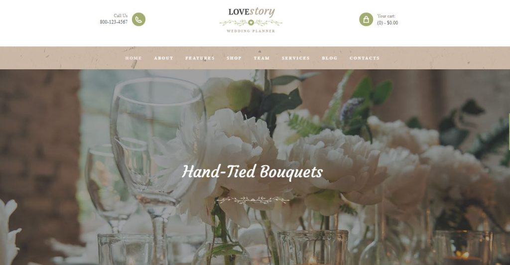 love story wordpress theme