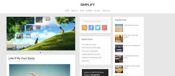 Best Free Blogger Templates 2014 - blogger template